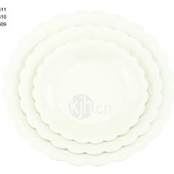 花邊圓型餐盤(pán)(6、4PCS