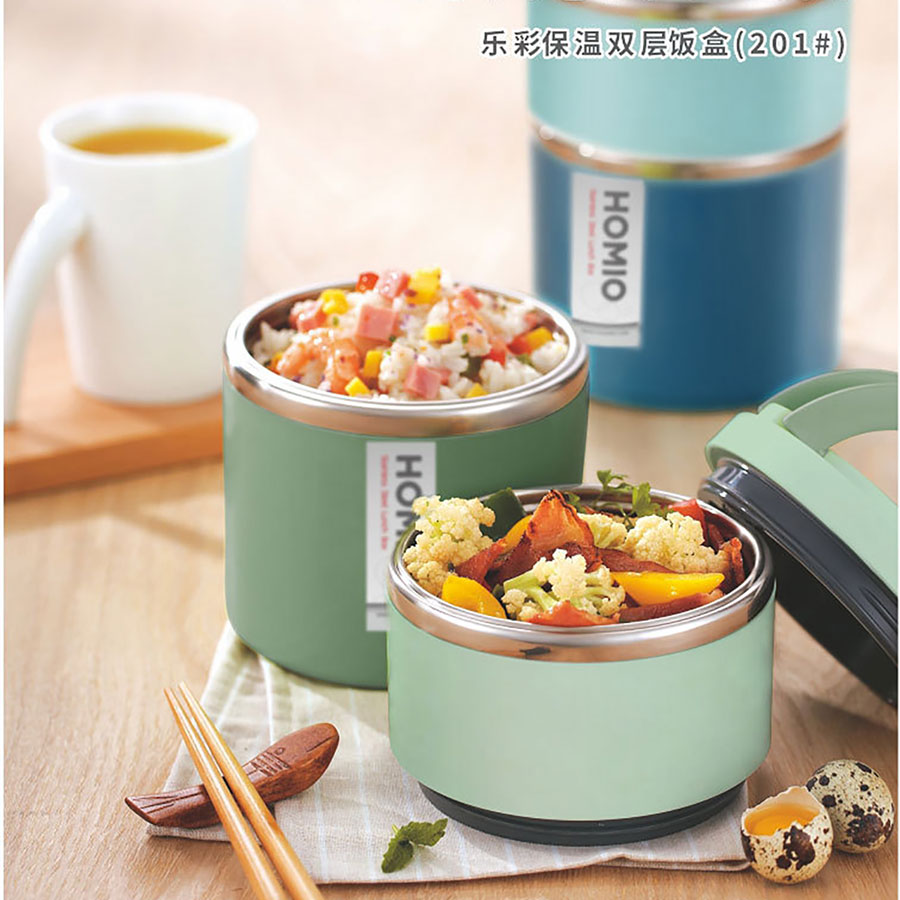 樂(lè)彩飯盒/雙層/三層(2